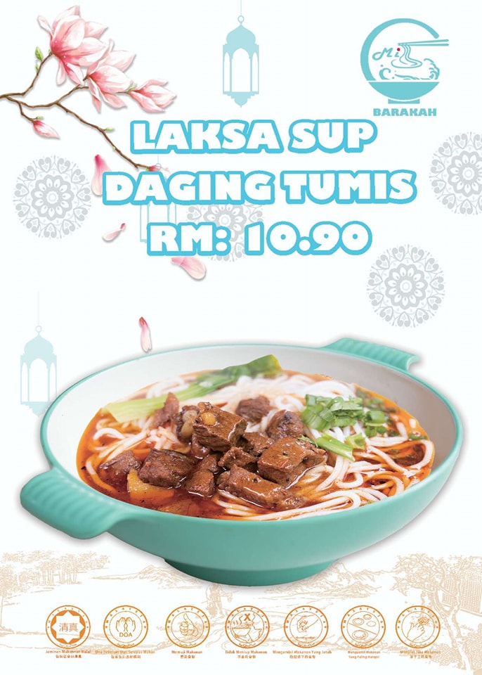 Laksa Sup Daging Tumis